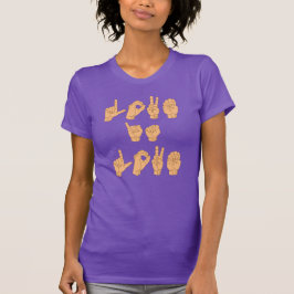 CAMISETA LÍNGUA DE SINAIS PARA AMOR É AMOR