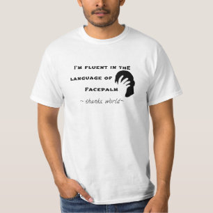 Camiseta Língua do Facepalm