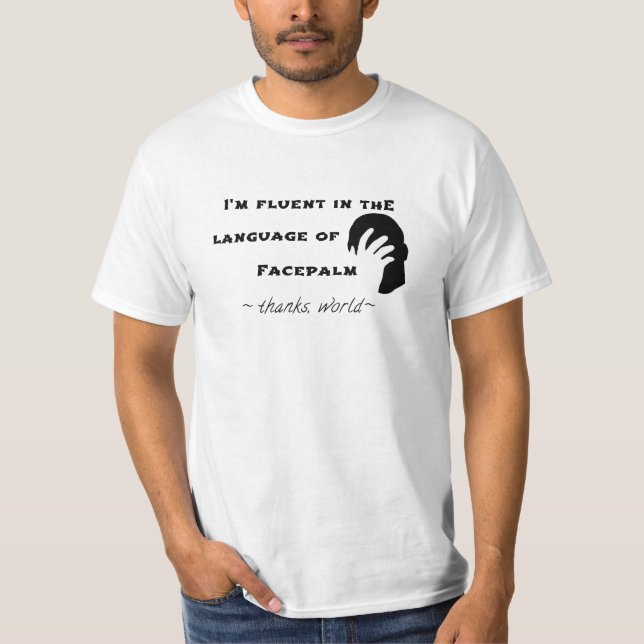 Camiseta Língua do Facepalm (Frente)