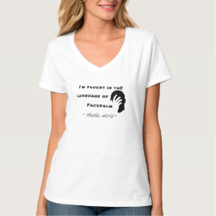 Camiseta Língua do Facepalm