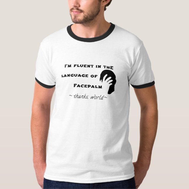 Camiseta Língua do Facepalm (Frente)