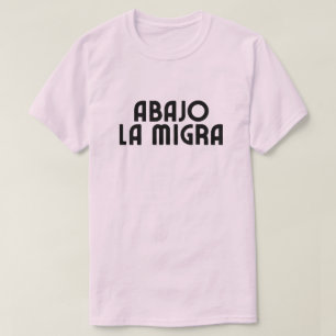 Camiseta Língua Espanhola Derrubar o ICE