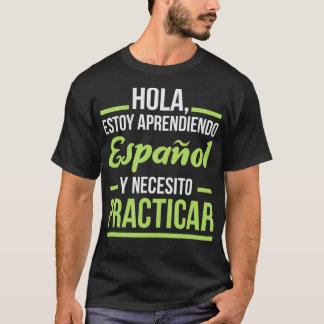 Camiseta Língua Espanhola para Aprendizado Estudante G