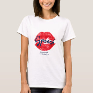Camiseta Língua falante Patologista Kiss T-shirt