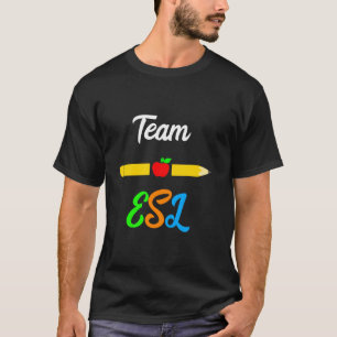 Camiseta Língua Inglesa do Dia de Apreciação da Equipe d