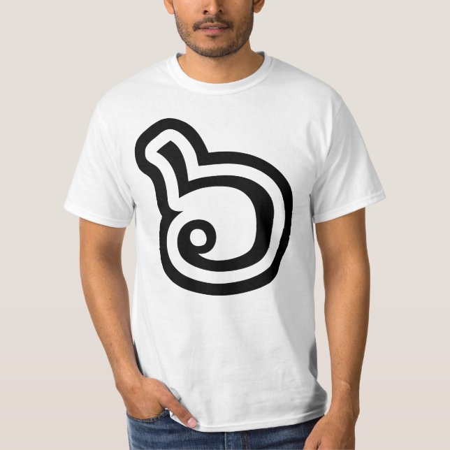 Camiseta Língua Tailandesa Número 6 / Seis / ๖ (Ho/Hok) (Frente)
