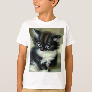 Camiseta Língua Vintage de Cristóvão Preto e Branco