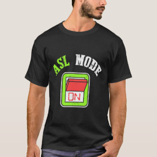 Camiseta Linguagem Americana de Sinais - Las Estou Ciente d