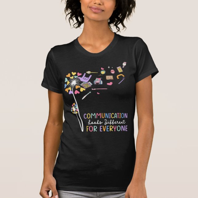 Camiseta Linguagem de Fala de Terapia de Girassol (Frente)