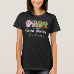 Camiseta Linguagem de Linguagem SLP de Terapia de Voz Fresc