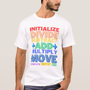 Camiseta Linguagem de Programação Cobol Verbos Básicos
