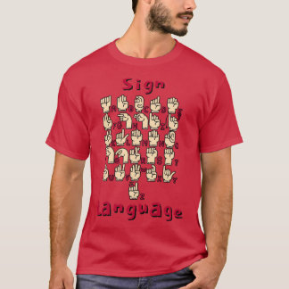 Camiseta Linguagem de Sinais 10