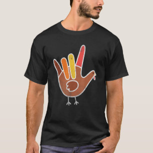 Camiseta Linguagem de Sinais Americana Eu Te Amo, Turma De 