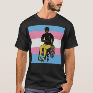 Camiseta Linguagem de Sinais ASL American do Orgulho Trans