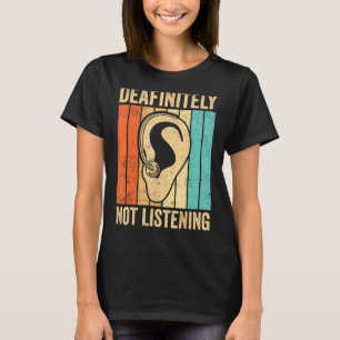 Camiseta Linguagem de Sinais ASL do Orgulho Surdo Definitiv