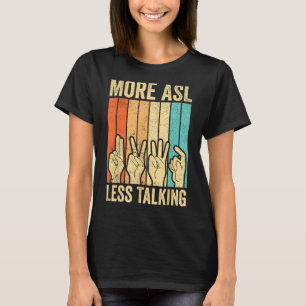 Camiseta Linguagem de Sinais de Consciência do Orgulho Surd