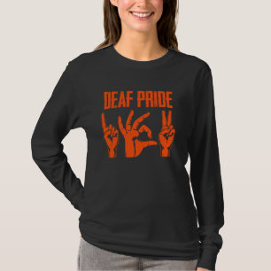 Camiseta Linguagem de Sinais do Orgulho Surdo