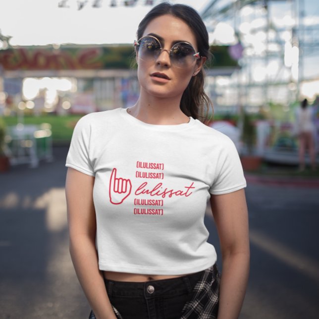 Camiseta Linguagem de Sinais Groenlândia I para Ilulissat (Criador carregado)