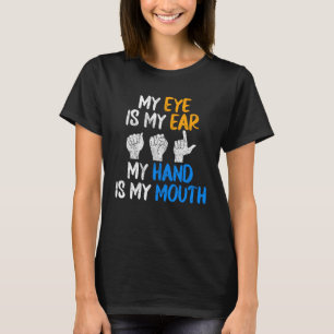 Camiseta Linguagem de Sinal Americano ASL
