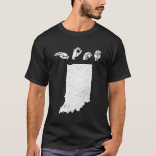 Camiseta Linguagem de Sinal Americano Linguagem Indiana Hom