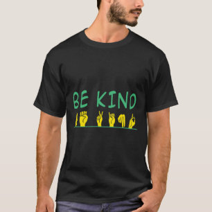 Camiseta Linguagem de Sinal de Asl Anti-bullying
