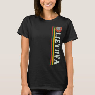 Camiseta Linguagem lituana - Estilo Retroativo Lietu