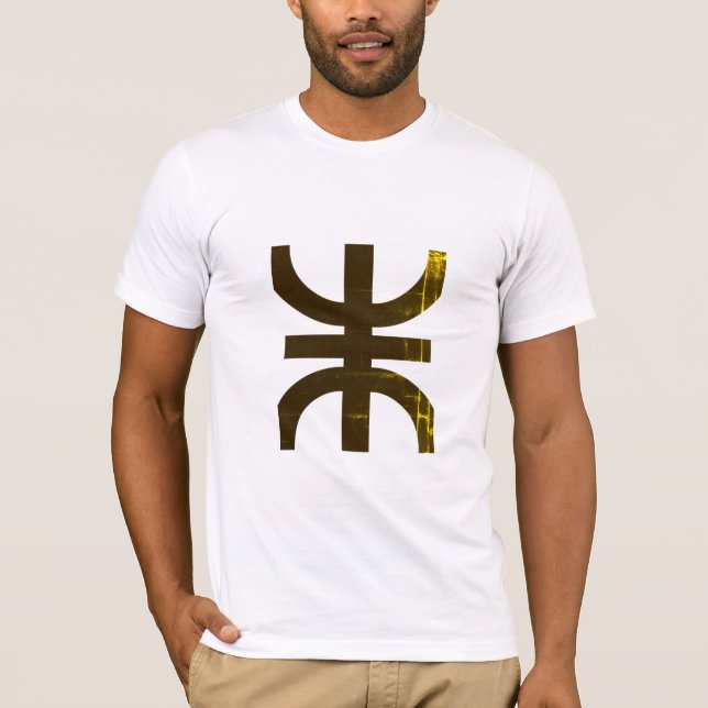 Camiseta línguas de berbere tifinagh (Frente)