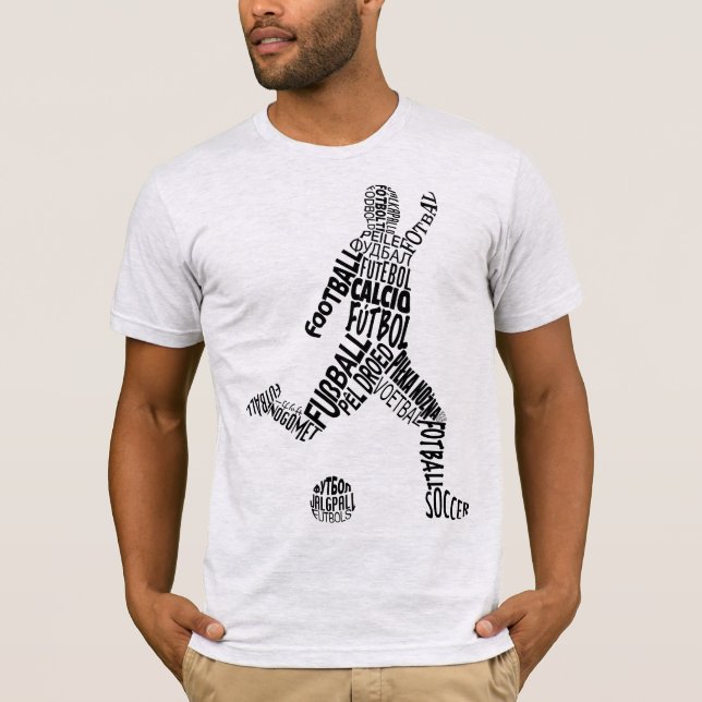 Camiseta Línguas de futebol (Frente)