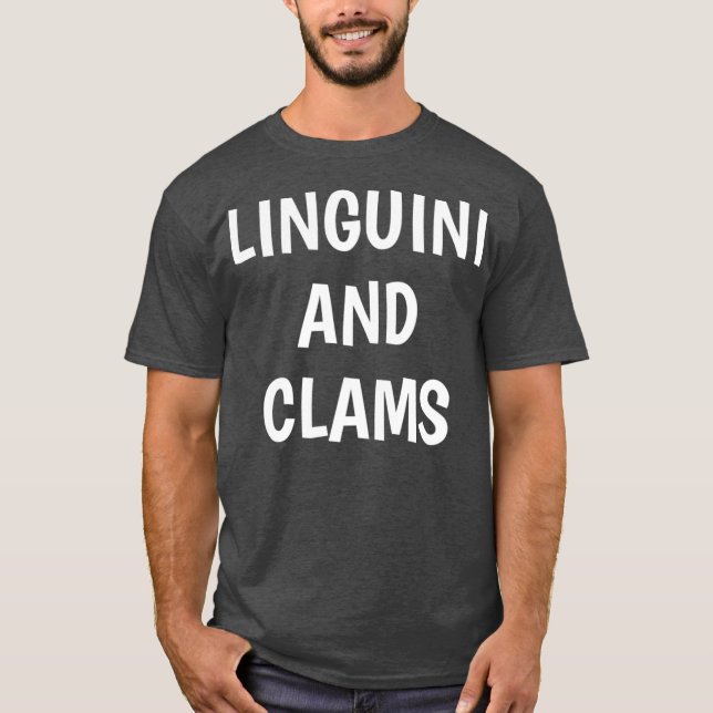 Camiseta Linguini e amêijoas (Frente)