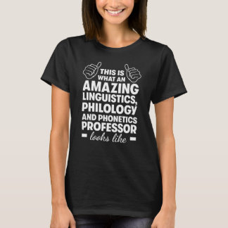 Camiseta Linguística, Filologia e Fonética Professor