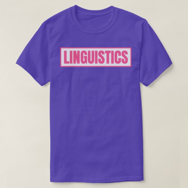 Camiseta Linguistics (Frente do Design)