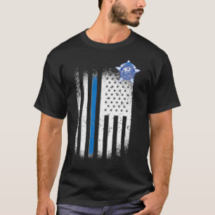 Camiseta Linha Azul da Polícia de Chicago