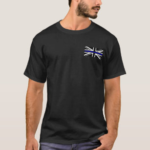 Camiseta Linha Azul Fino - Reino Unido