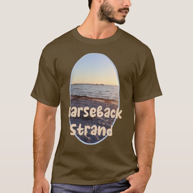 Camiseta Linha Barseback, Praia Sunset, Suecia (Frente)