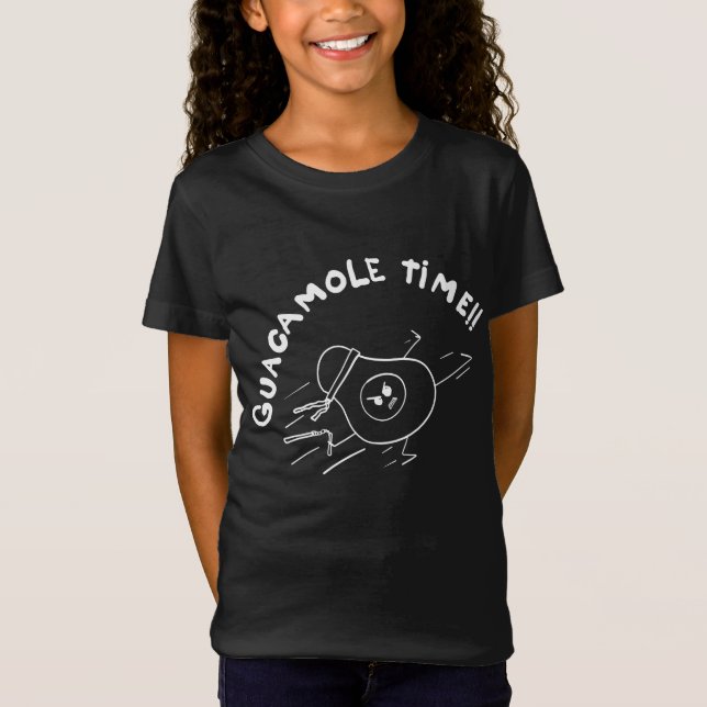 Camiseta Linha branca do tempo Guacamole (Frente)