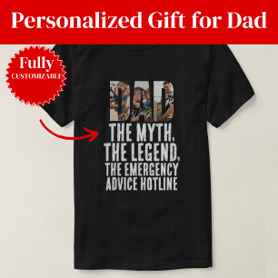 Camiseta Linha de Ajuda do Mito Lendário do Papai