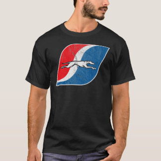 Camiseta Linha de Barramento do Greyhound Vintage