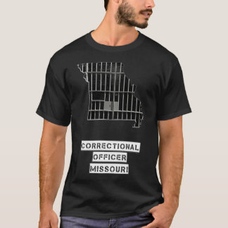 Camiseta Linha de Cinzas Finas do Oficial de Correção do Mi