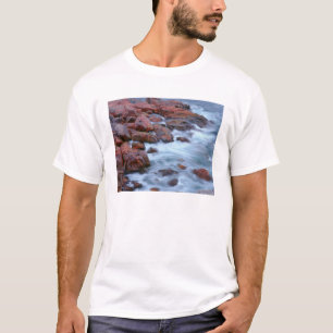 Camiseta Linha de costa rochosa com água, Canadá