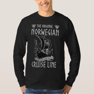 Camiseta Linha de Cruzeiro Norueguesa Original - Voz Nostál