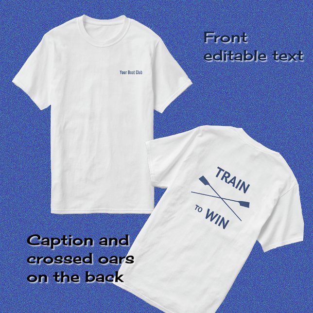 Camiseta Linha de reboque ganha impresso frente e verso (Printed front and back)