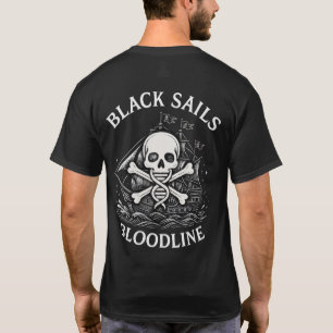 Camiseta Linha de Sangue Black Sails - T-Shirt Pirata