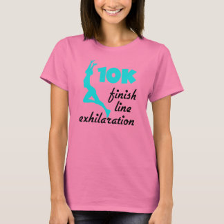 Camiseta Linha de Término Aqua de 10.000