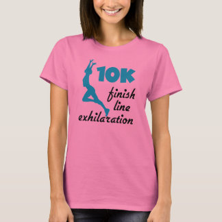 Camiseta Linha de Término Aqua de 10.000