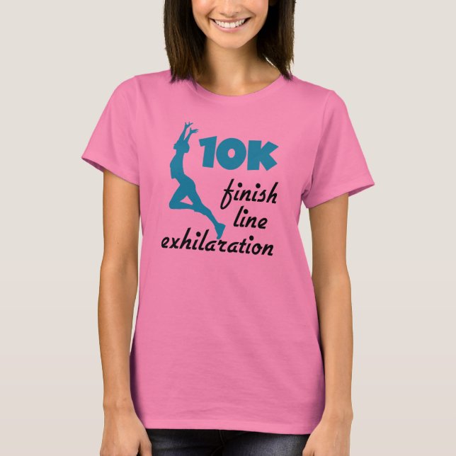 Camiseta Linha de Término Aqua de 10.000 (Frente)