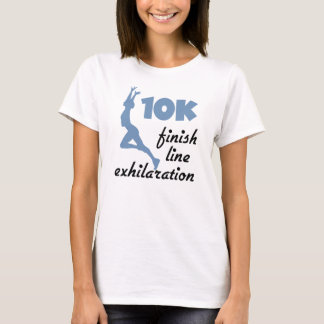 Camiseta Linha de Término Azul de 10.000