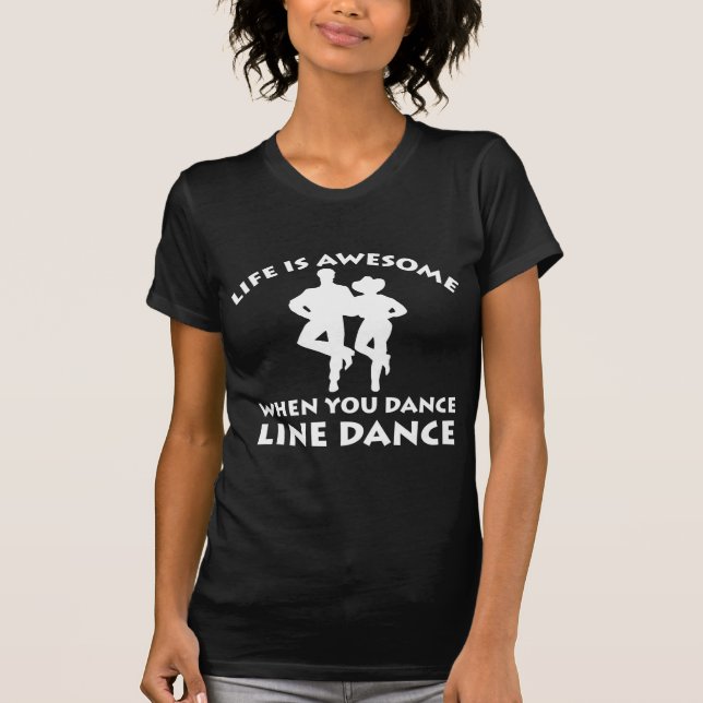 Camiseta linha design da dança (Frente)