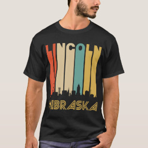 Camiseta Linha Do Centro Lincoln De Nebraska, De 1970