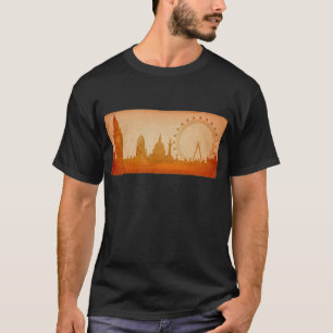 Camiseta Linha do horizonte de Londres