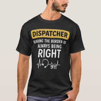 Camiseta Linha Dourada fina do expedidor 911